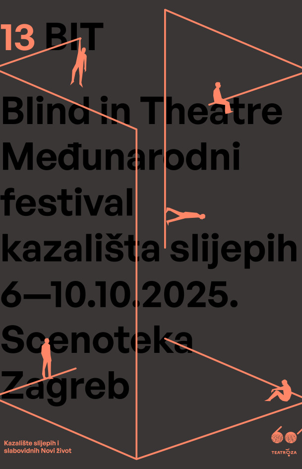 Poster: međunarodni festival kazališta slijepih /blind in theatre/ 06.-10.10.2025.